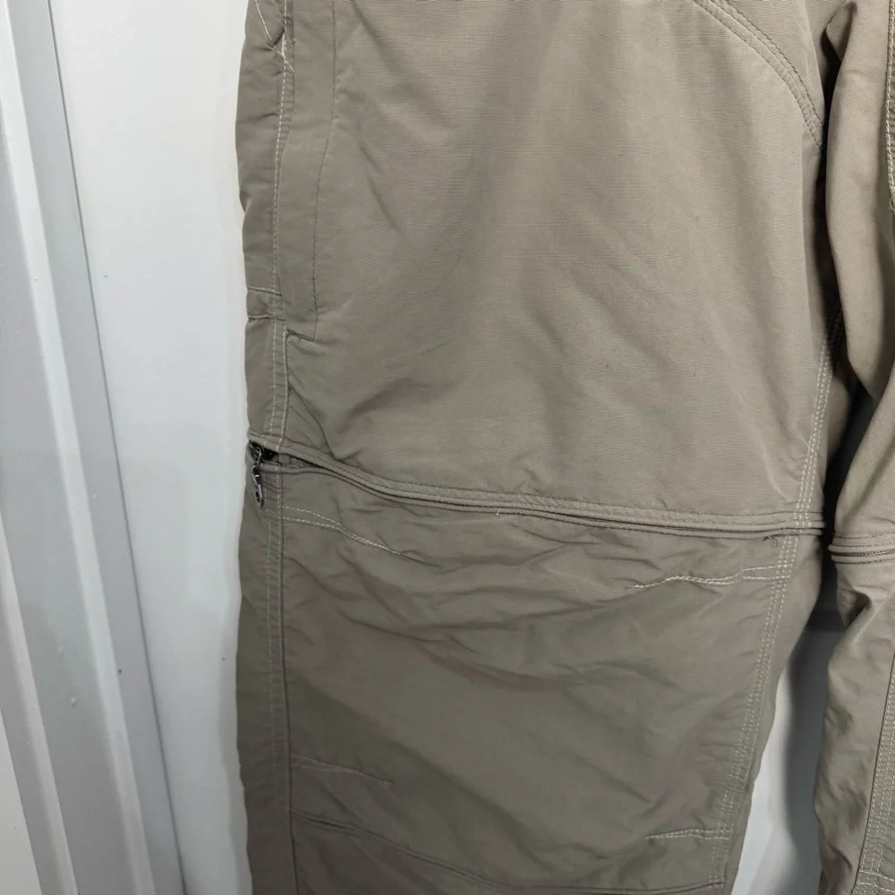 Kuhl Men's Liberator Convertible Pants 36X30 Activewear Outdoor Hiking Green Tan